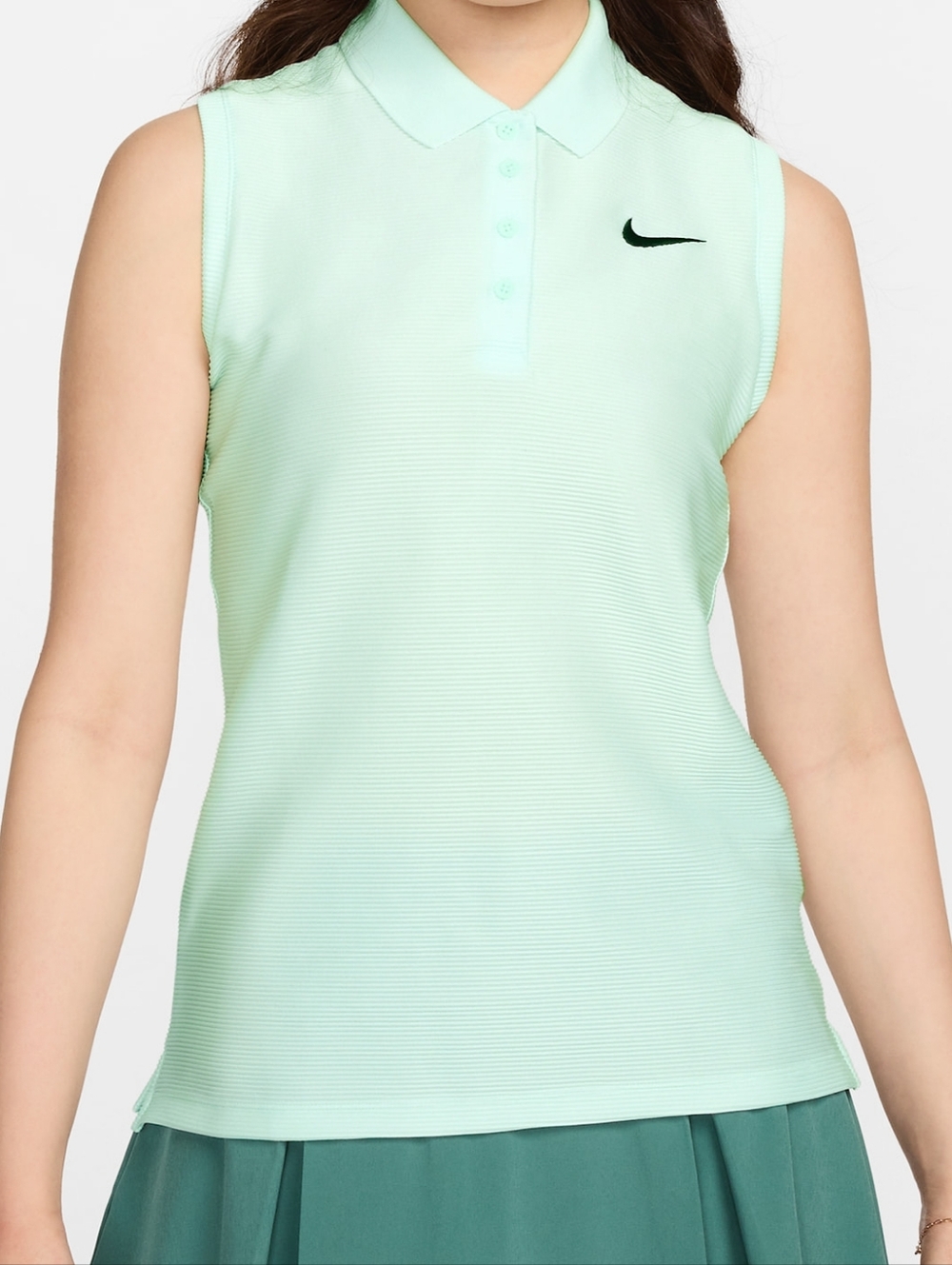 Nike Size Medium Victory Women's Dri-fit Sleeveless Golf Polo Nike ID